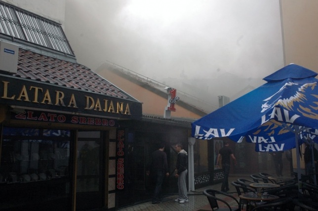 požar u kafiću No1 u Banjaluci/ Foto: Nezavisne novine
