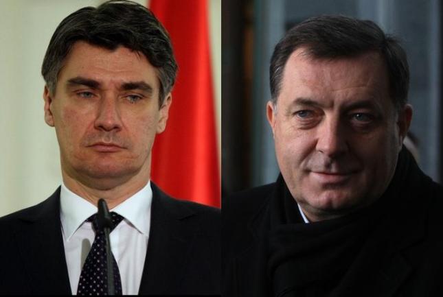 Dodik i Milanović, foto: PIXSELL
