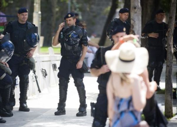 policija na Split Prideu