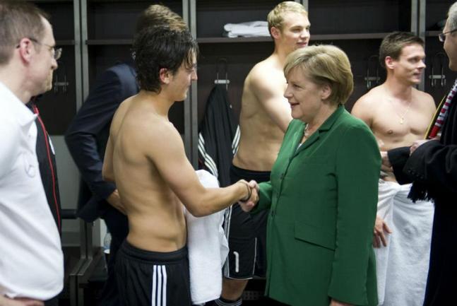 Merkel s reprezentacijom