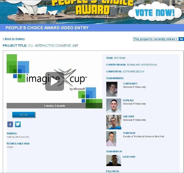 Microsoft ImagineCup 2012