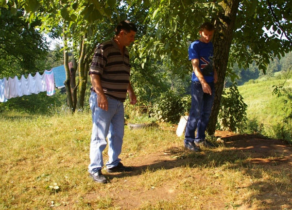 mjesto koje je pogodio grom