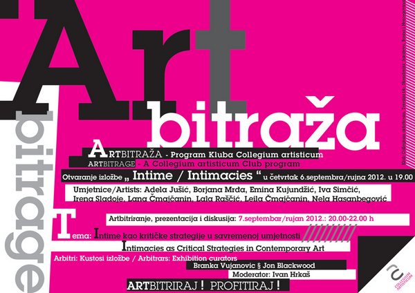 Otvorenje izložbe Intime