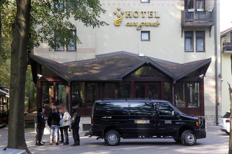 SIPA pretresa hotel Casa Grande, foto: DEPO Portal SIPA pretresa hotel Casa Grande, foto: DEPO Portal