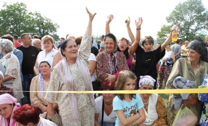 Fikret Abdić Babo - doček u Velikoj Kladu&scaron;i