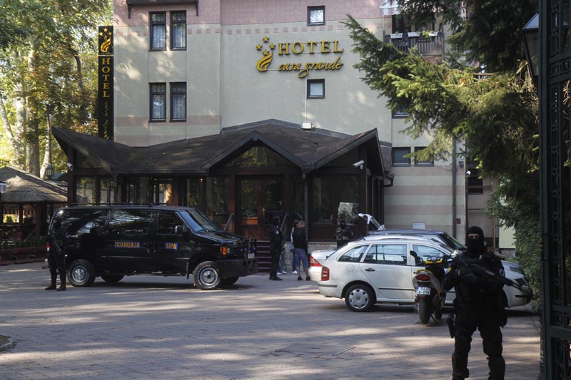 SIPA pretresa hotel Casa Grande, foto: DEPO Portal SIPA pretresa hotel Casa Grande, foto: DEPO Portal