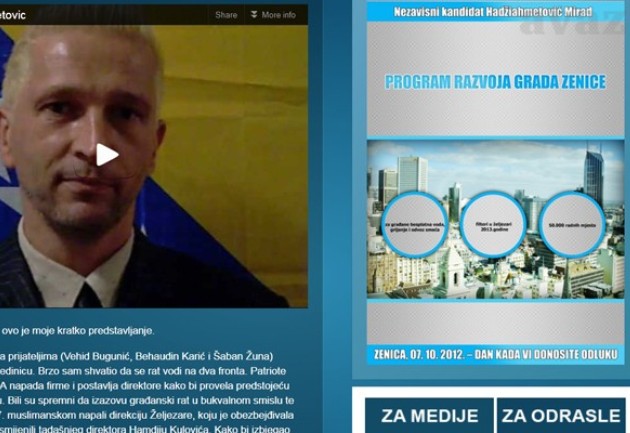 Stranica Mirada Hadžiahmetovića