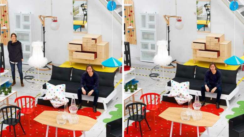 ikea izbrisala zene - saudijski katalog ikea izbrisala zene - saudijski katalog