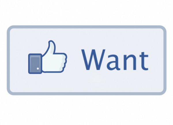 facebook - opcija want