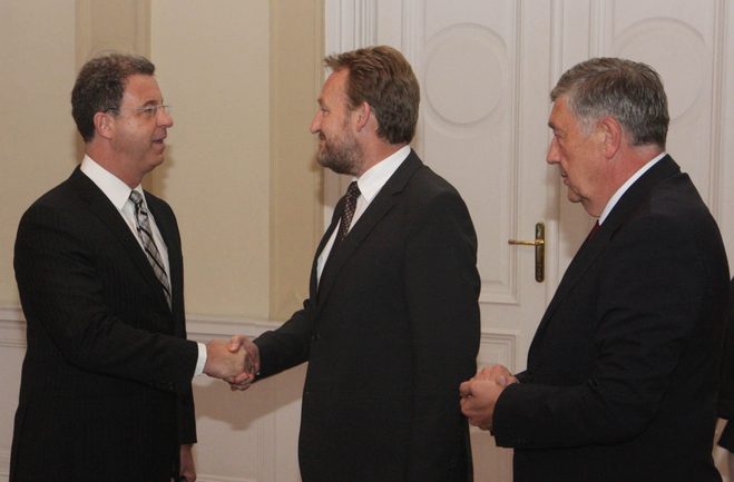 Serge Brammertz sa Radmanovićem i Izetbegovićem