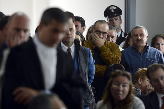 suđenje za zemljotres u L'Aquili, Italija