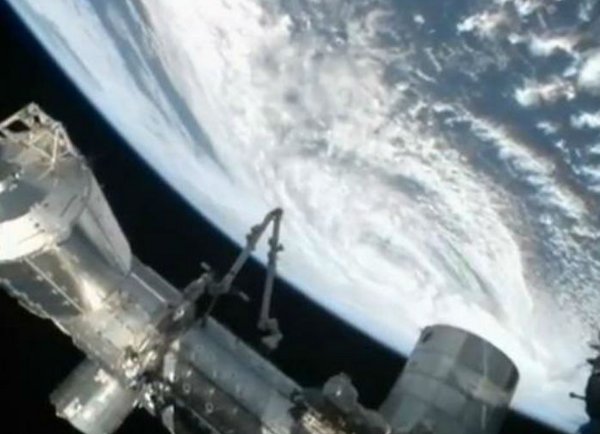 uragan sandy iz svemira