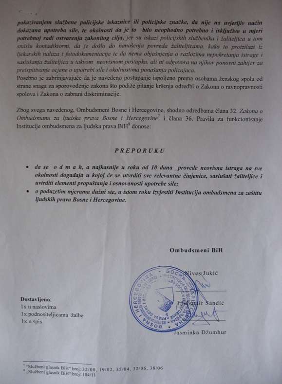 odluka ombudsmena maja milinkovic3 odluka ombudsmena maja milinkovic3