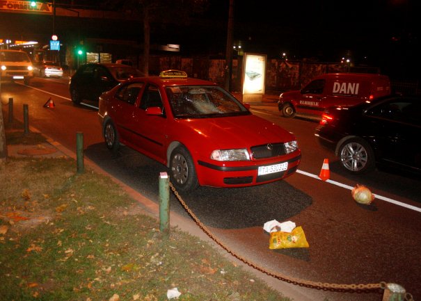 Taksista udario pje&scaron;aka, Ciglane, FOTO: DEPO Portal