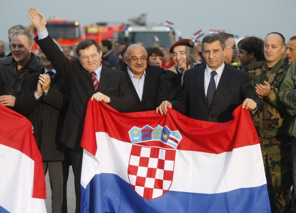 Doček Gotovine i Markača