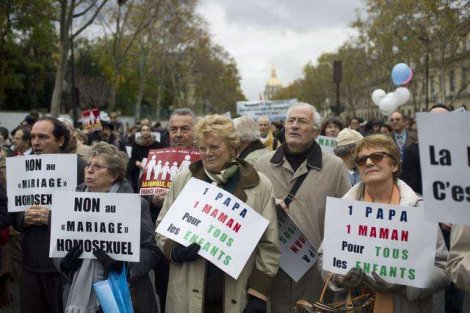 Anti gej protest u Francuskoj
