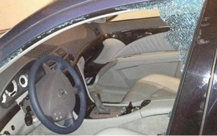 obijeno auto_foto:N_Bajić obijeno auto_foto:N_Bajić