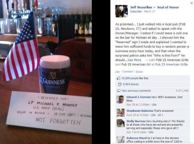 pivo za preminulog druga