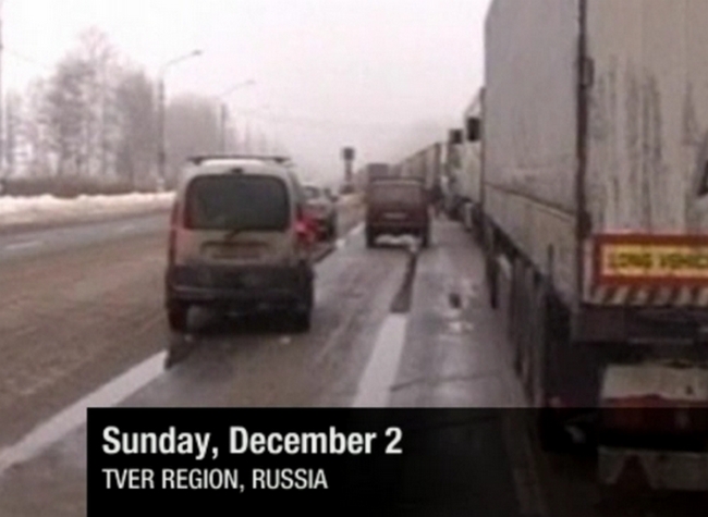 Saobraćajna gužva u Rusiji Saobraćajna gužva u Rusiji