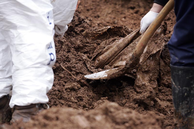 EKSHUMACIJA NA LOKALITETU MI&Scaron;EVIĆI, NA PODRUČJU HADŽIĆA