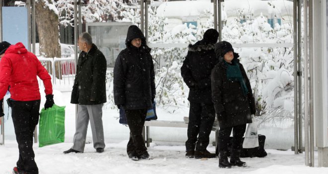 Uz snijeg i susnježicu: Na Bjelašnici jutros -22 stepena, u Sarajevu se dnevna temperatura neće podići iznad...