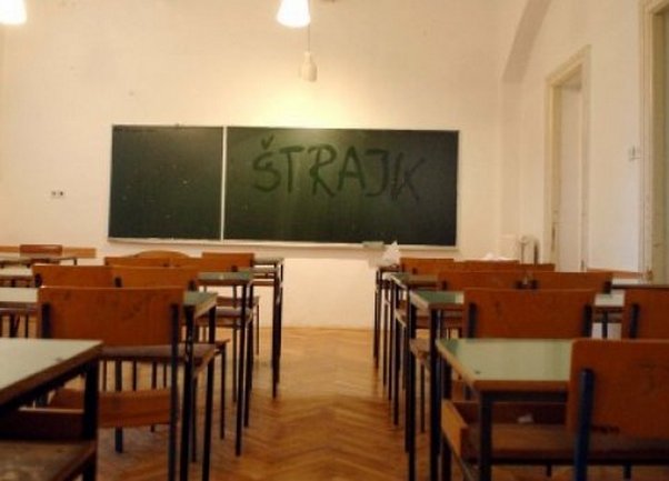 &scaron;trajk prosvjetnih radnika