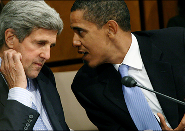 John Kerry i Barack Obama