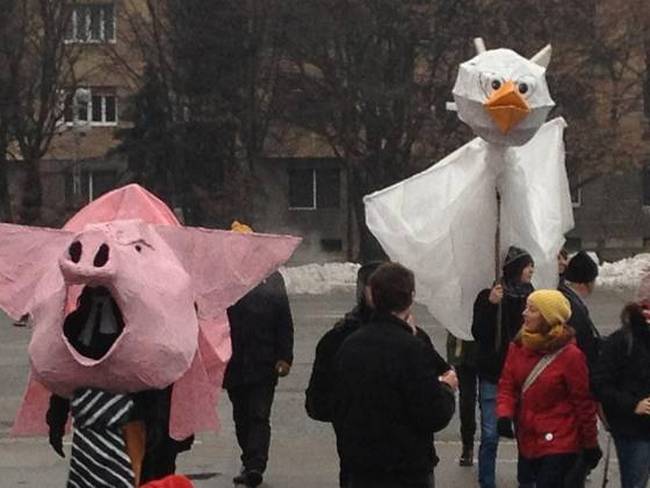 Protesti u Sloveniji - 2012 Protesti u Sloveniji - 2012