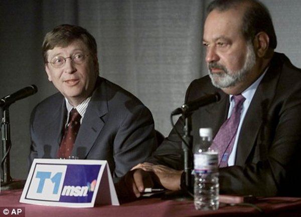 Bill Gates i Carlos Slim Hel&uacute;