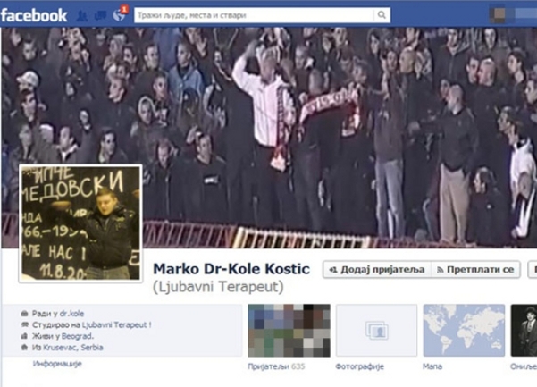 Marko Kostić, napadač s Trga Republike u Beogradu