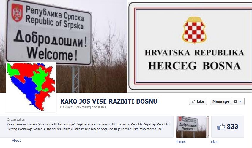 grupa kako jos vise razbiti bosnu