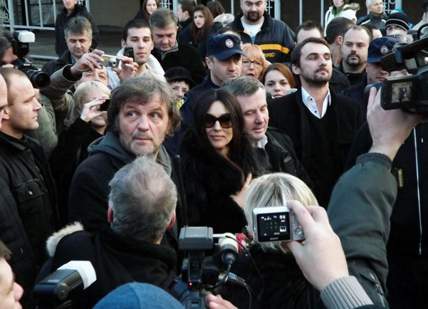 Monica Bellucci i Emir Kusturica u Vi&scaron;egradu