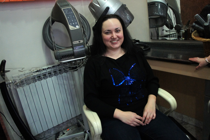 Na tretmanu u salonu M.&Scaron;abić