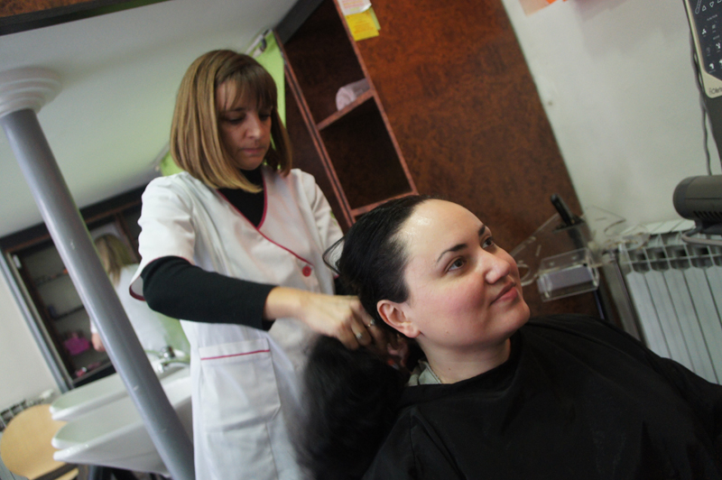 Na tretmanu u salonu M.&Scaron;abić