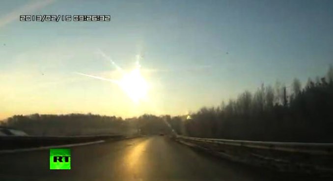 Kiša meteora iznad Urala Kiša meteora iznad Urala