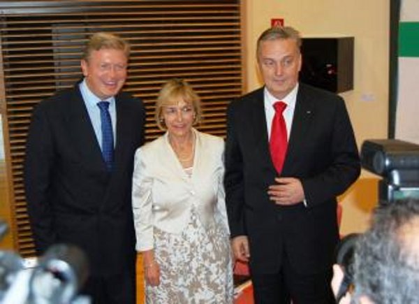 Zlatko Lagumdžija, Vesna Pusić i &Scaron;tefan Fuele