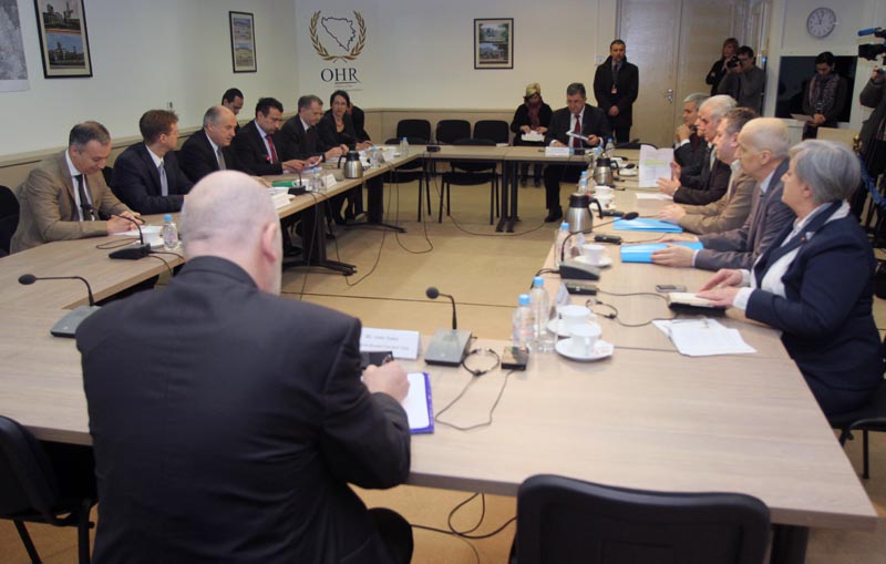 Inzko s rukovodstvom FBiH Inzko s rukovodstvom FBiH