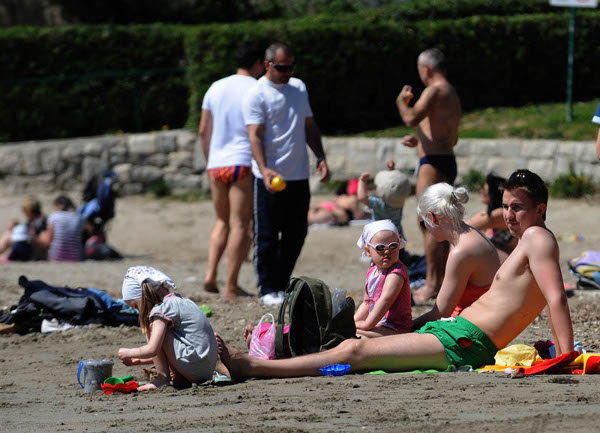 April na Jadranu - Bačvice April na Jadranu - Bačvice