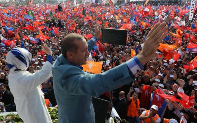 Erdogan na mitingu vladajuće AK Partije Erdogan na mitingu vladajuće AK Partije