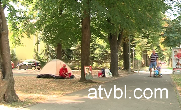 Đuro Čekić &scaron;trajka glađu/ Foto: Alternativna televizija