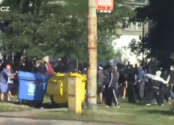 antiromski protesti u če&scaron;koj