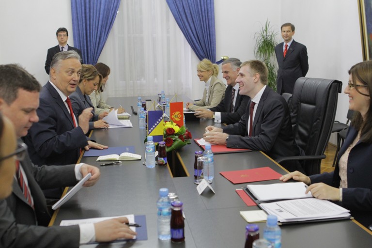 sastanak Lagumdžije i Luk&scaron;ića/ Foto: Anadolija