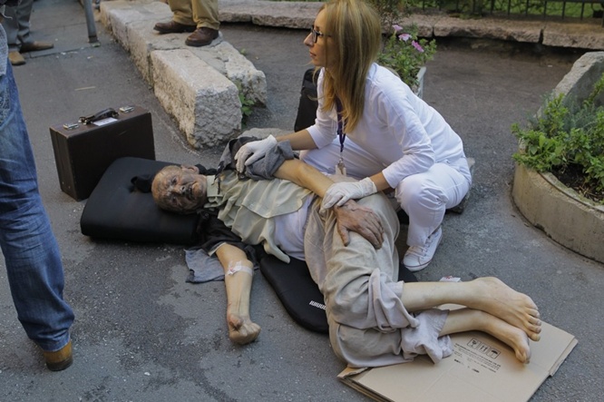 požar kod hotela Evropa/ Foto: Anadolija požar kod hotela Evropa/ Foto: Anadolija