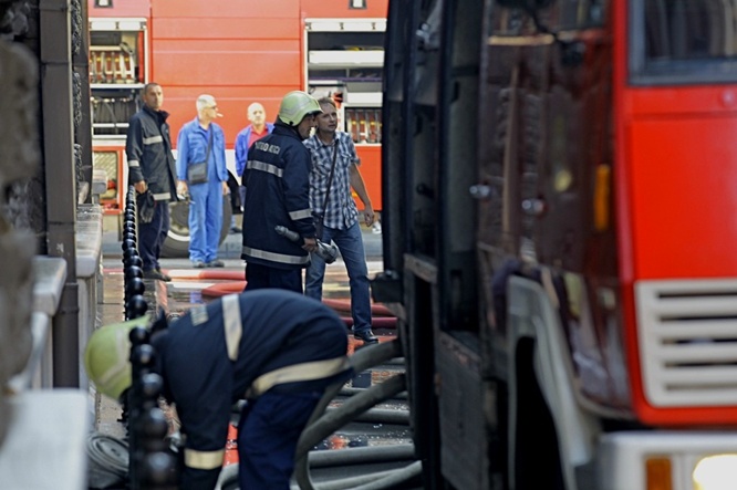 požar kod hotela Evropa/ Foto: Anadolija požar kod hotela Evropa/ Foto: Anadolija