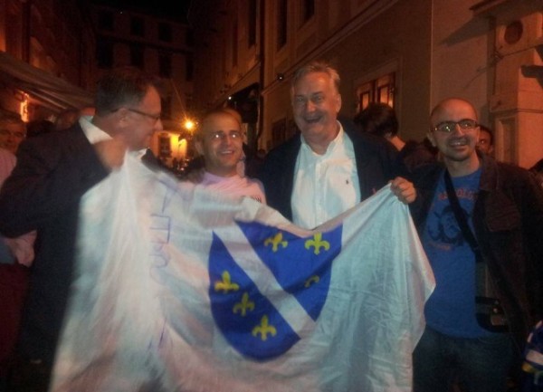 Lagumdžija i Nik&scaron;ić - zastava s ljiljanima