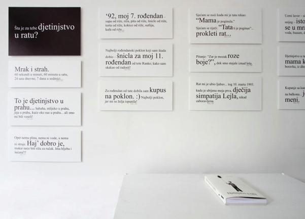 Djetinjstvo u ratu izložba Djetinjstvo u ratu izložba