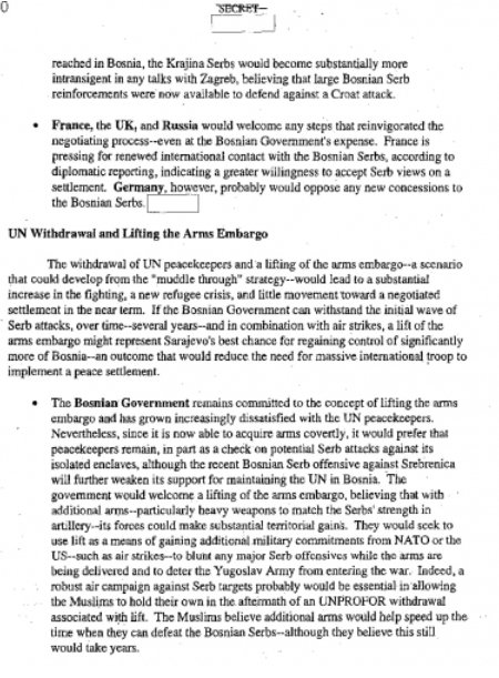 Dokumenti CIA-e o ratu u BiH 6 Dokumenti CIA-e o ratu u BiH 6