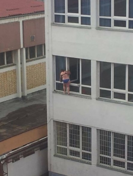 čistačica u donjem ve&scaron;u