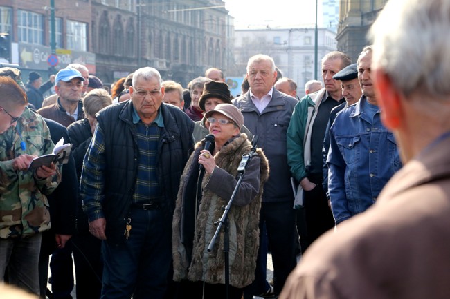 protesti u Sarajevu, februar 2014/ Foto: AA