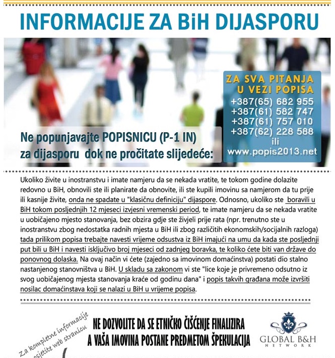 popis stanovništva - upute za dijasporu popis stanovništva - upute za dijasporu